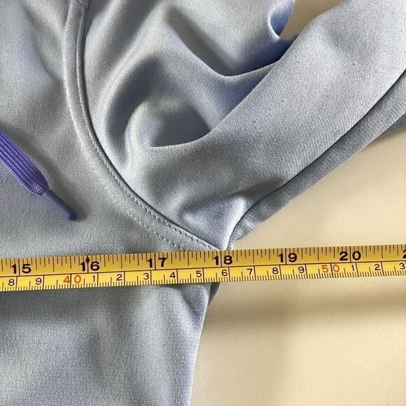 The North Face Sz S Full Zip Hoodie Blue Pockets - Picture 8 of 9